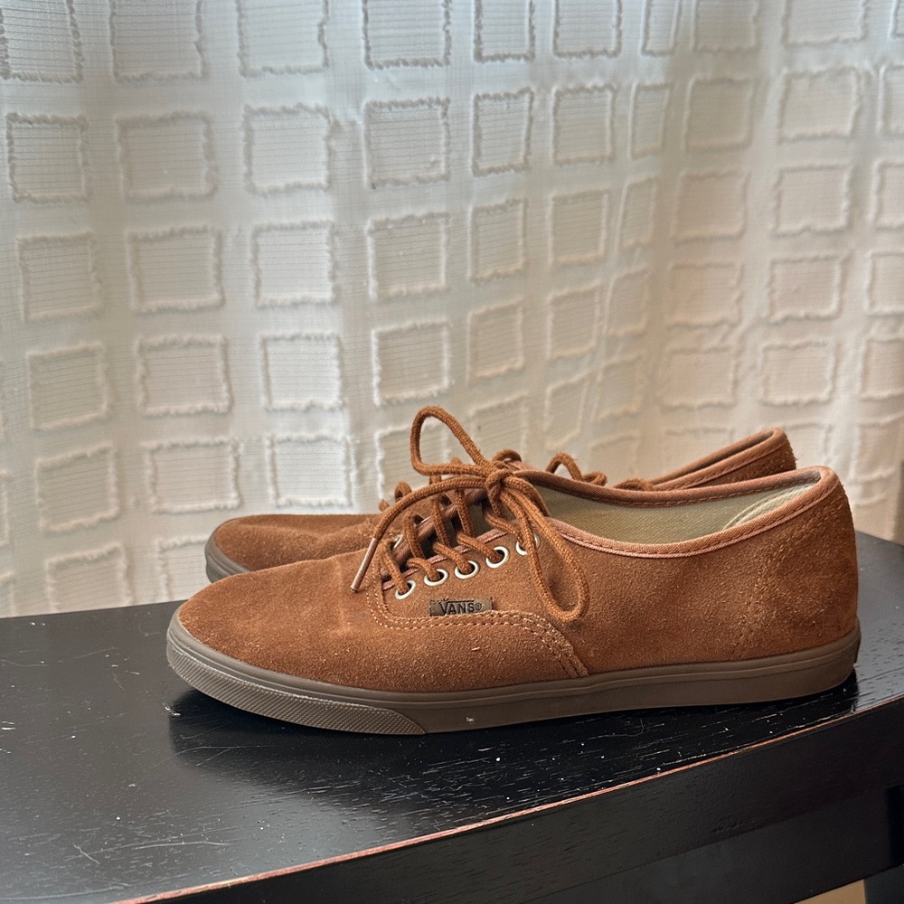 Vans Brown Suede Sneakers